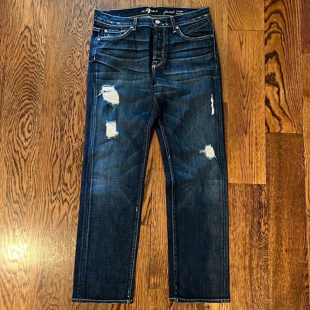 Vintage 7 for all mankind boyfriend slacker jeans